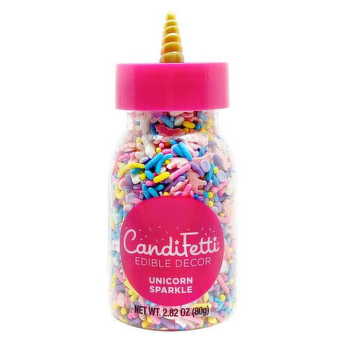 Unicorn Sprinkle Bottle with Figural Lid MP